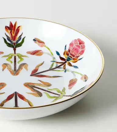 L'Objet Grand Tour porcelain soup plate | Thumbnail 3