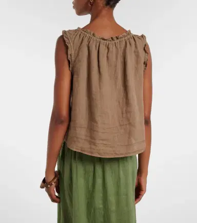 Velvet Tana linen top | Thumbnail 5