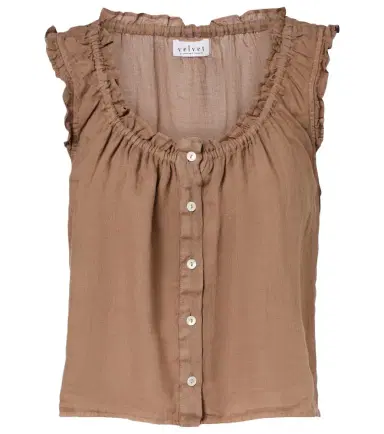 Velvet Tana linen top | Thumbnail 1