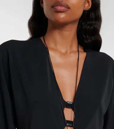 Eres Connection cutout jersey minidress | Thumbnail 4