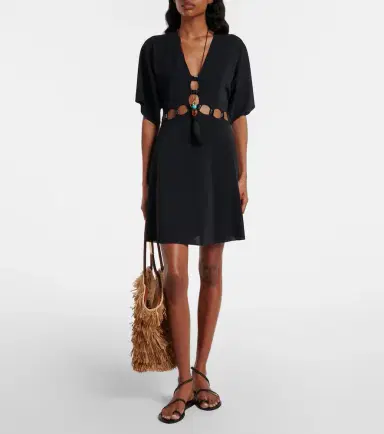 Eres Connection cutout jersey minidress | Thumbnail 5