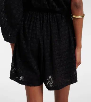 Eres Inoubliable silk and cotton jacquard shorts | Thumbnail 3