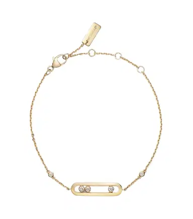 Messika Baby Move 18kt gold bracelet with diamonds | Thumbnail 1 Messika Baby Move 18kt gold bracelet with diamonds | Thumbnail 1