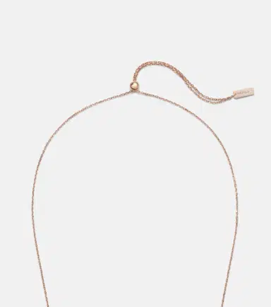 Messika Move 10th 18kt rose gold pendant necklace with diamonds | Thumbnail 2 Messika Move 10th 18kt rose gold pendant necklace with diamonds | Thumbnail 2