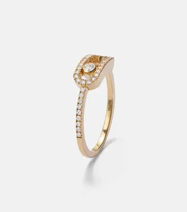 Messika Move Uno 18kt gold ring with diamonds | Thumbnail 2 Messika Move Uno 18kt gold ring with diamonds | Thumbnail 2