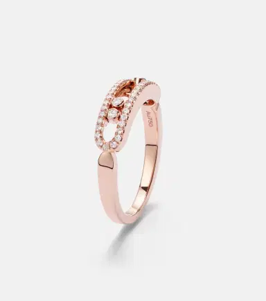 Messika Baby Move 18kt rose gold ring with diamonds | Thumbnail 2 Messika Baby Move 18kt rose gold ring with diamonds | Thumbnail 2