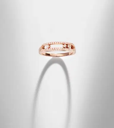 Messika Baby Move 18kt rose gold ring with diamonds | Thumbnail 5 Messika Baby Move 18kt rose gold ring with diamonds | Thumbnail 5