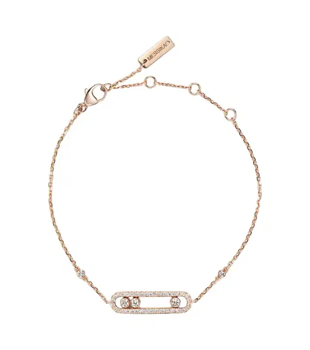 Messika Baby Move 18kt rose gold bracelet with diamonds