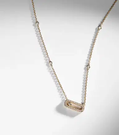 Messika Move Uno 18kt gold necklace with diamonds | Thumbnail 6 Messika Move Uno 18kt gold necklace with diamonds | Thumbnail 6