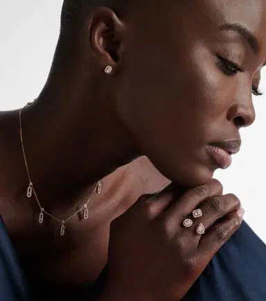 Messika Move Uno 18kt rose gold choker with diamonds | Thumbnail 5 Messika Move Uno 18kt rose gold choker with diamonds | Thumbnail 5