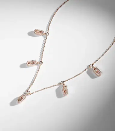 Messika Move Uno 18kt rose gold choker with diamonds | Thumbnail 6 Messika Move Uno 18kt rose gold choker with diamonds | Thumbnail 6