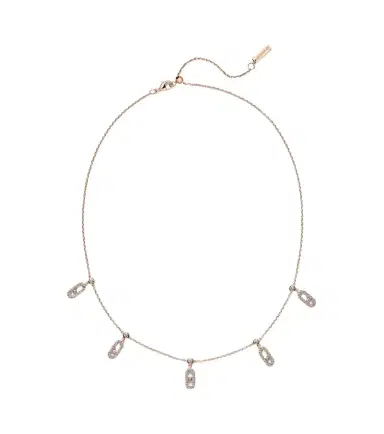 Messika Move Uno 18kt rose gold choker with diamonds | Thumbnail 1 Messika Move Uno 18kt rose gold choker with diamonds | Thumbnail 1