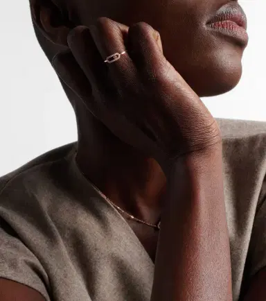 Messika Move Uno 18kt rose gold ring with diamonds | Thumbnail 3