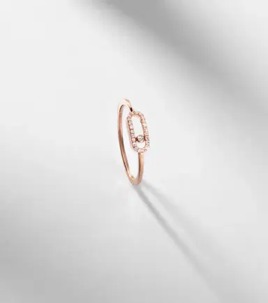 Messika Move Uno 18kt rose gold ring with diamonds | Thumbnail 5