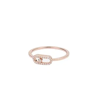 Messika Move Uno 18kt rose gold ring with diamonds | Thumbnail 1
