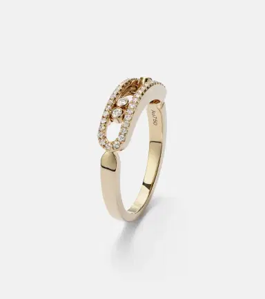 Messika Baby Move 18kt gold ring with diamonds | Thumbnail 2 Messika Baby Move 18kt gold ring with diamonds | Thumbnail 2
