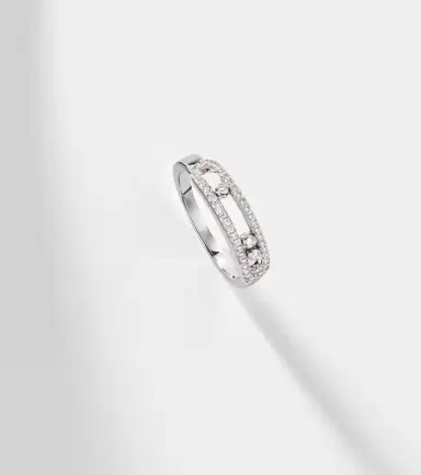 Messika Baby Move 18kt white gold ring with diamonds | Thumbnail 5 Messika Baby Move 18kt white gold ring with diamonds | Thumbnail 5