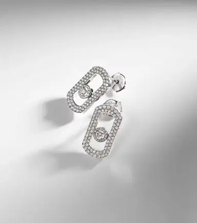Messika So Move 18kt white gold earrings with diamonds | Thumbnail 5 Messika So Move 18kt white gold earrings with diamonds | Thumbnail 5