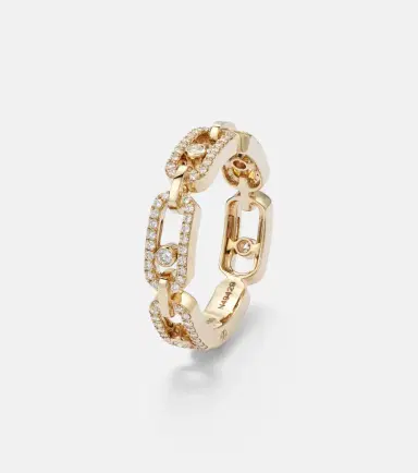 Messika Move Link 18kt gold ring with diamonds | Thumbnail 4 Messika Move Link 18kt gold ring with diamonds | Thumbnail 4