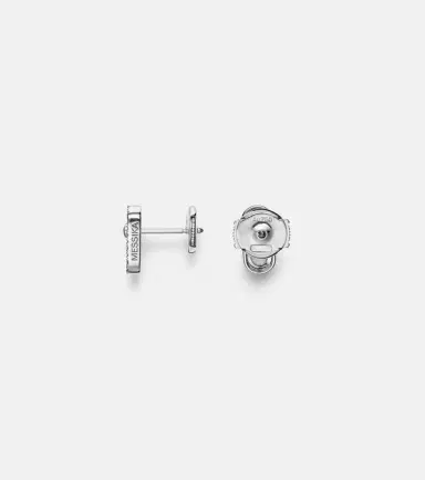 Messika Move Uno 18kt white gold earrings with diamonds | Thumbnail 4 Messika Move Uno 18kt white gold earrings with diamonds | Thumbnail 4