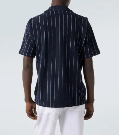 Orlebar Brown Hawkin striped cotton terry shirt | Thumbnail 3 Orlebar Brown Hawkin striped cotton terry shirt | Thumbnail 3