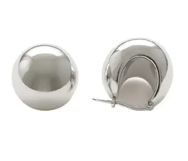 Wish Fine Jewelry 14KW 6.1g Hoops Earrings | Thumbnail 1 Wish Fine Jewelry 14KW 6.1g Hoops Earrings | Thumbnail 1