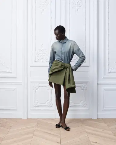 Dior Draped Miniskirt | Thumbnail 2 Dior Draped Miniskirt | Thumbnail 2