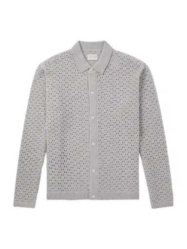 Aimé Leon Dore Open-Knit Wool-Blend Shirt | Thumbnail 1 Aimé Leon Dore Open-Knit Wool-Blend Shirt | Thumbnail 1