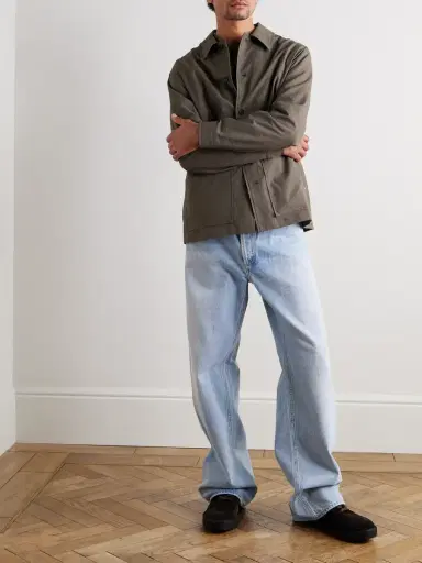 NN07 Blaze 10038 Striped Seersucker Overshirt | Thumbnail 2