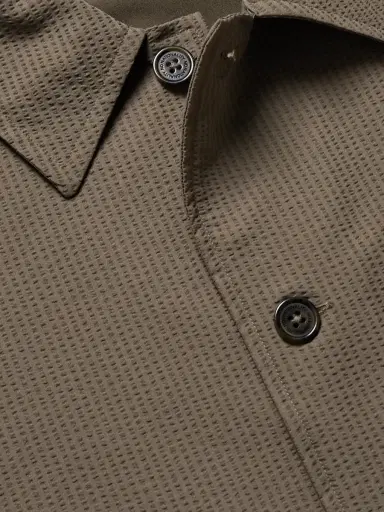 NN07 Blaze 10038 Striped Seersucker Overshirt | Thumbnail 5