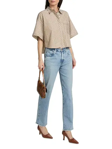 Moussy Vintage Women's Kingston Tailored Straight-Leg Jeans | Thumbnail 2