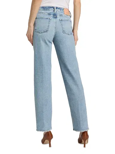 Moussy Vintage Women's Kingston Tailored Straight-Leg Jeans | Thumbnail 5