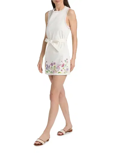 Cinq à Sept Women's Jardin Boheme Sansa Minidress | Thumbnail 2 Cinq à Sept Women's Jardin Boheme Sansa Minidress | Thumbnail 2