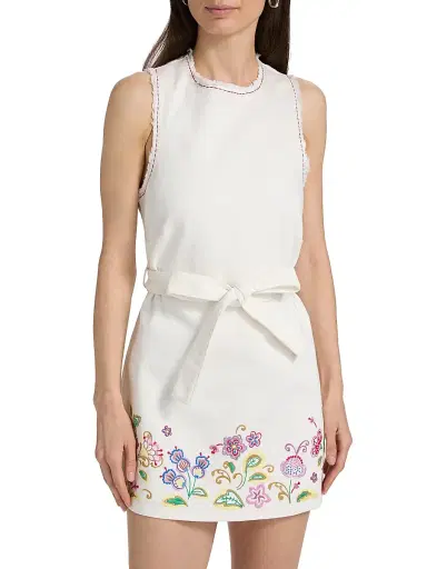 Cinq à Sept Women's Jardin Boheme Sansa Minidress | Thumbnail 3 Cinq à Sept Women's Jardin Boheme Sansa Minidress | Thumbnail 3