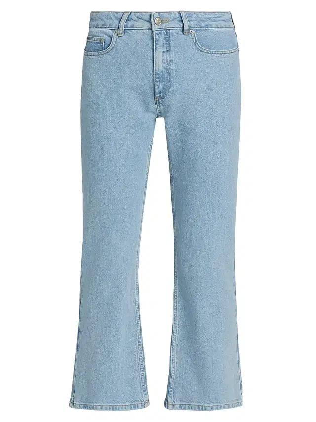 Cinq à Sept Women's Stevie Crop Kick Flare Jeans - Mist