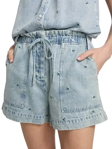 RAILS Women's Foster Embroidered Shorts | Thumbnail 6 RAILS Women's Foster Embroidered Shorts | Thumbnail 6