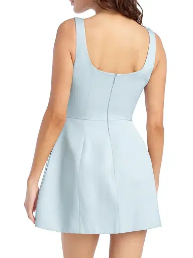 Favorite Daughter Women's Morgan Fit-&-Flare Minidress - Sky Blue - Size 8 | Thumbnail 5 Favorite Daughter Women's Morgan Fit-&-Flare Minidress - Sky Blue - Size 8 | Thumbnail 5