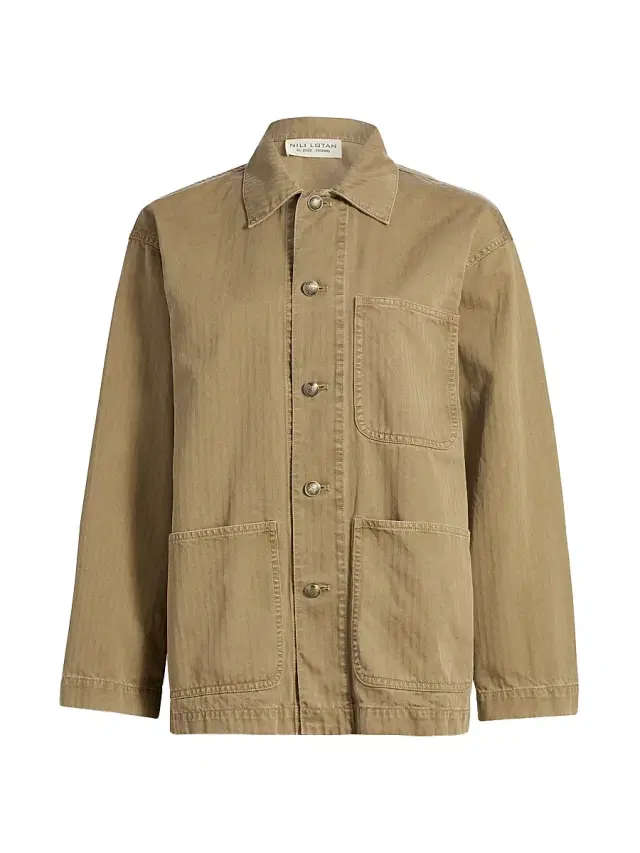 Women's Franklin Cotton Button-Front Jacket - French Khaki