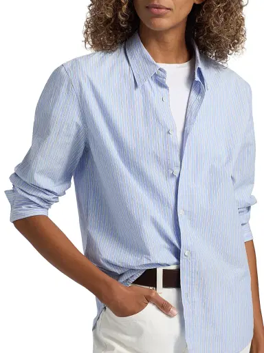 Nili Lotan Women's Raphael Classic Cotton Shirt | Thumbnail 6
