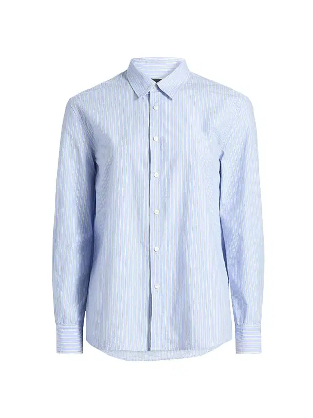 Nili Lotan Women's Raphael Classic Cotton Shirt - Ciel Stripes