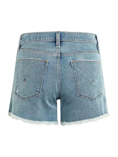 Hudson Jeans Women's Gemma Mid-Rise Denim Shorts - Delight | Thumbnail 3