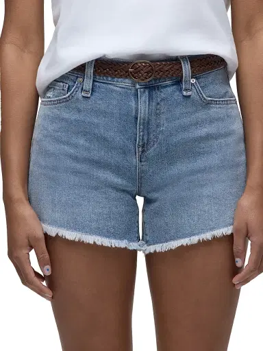 Hudson Jeans Women's Gemma Mid-Rise Denim Shorts - Delight | Thumbnail 7