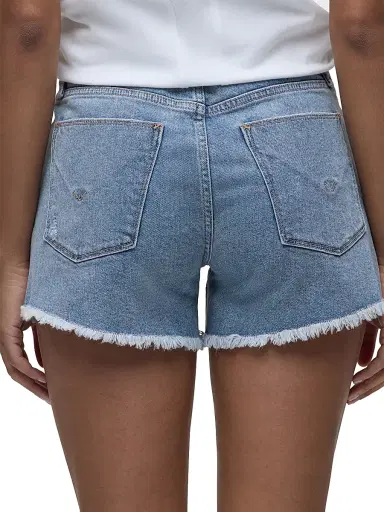 Hudson Jeans Women's Gemma Mid-Rise Denim Shorts - Delight | Thumbnail 8