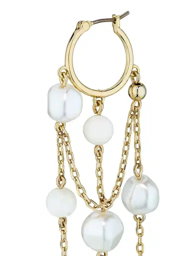 Ramy Brook Women's Nira Goldtone, Glass Bead & Imitation Pearl Drop Earrings - Gold | Thumbnail 4 Ramy Brook Women's Nira Goldtone, Glass Bead & Imitation Pearl Drop Earrings - Gold | Thumbnail 4