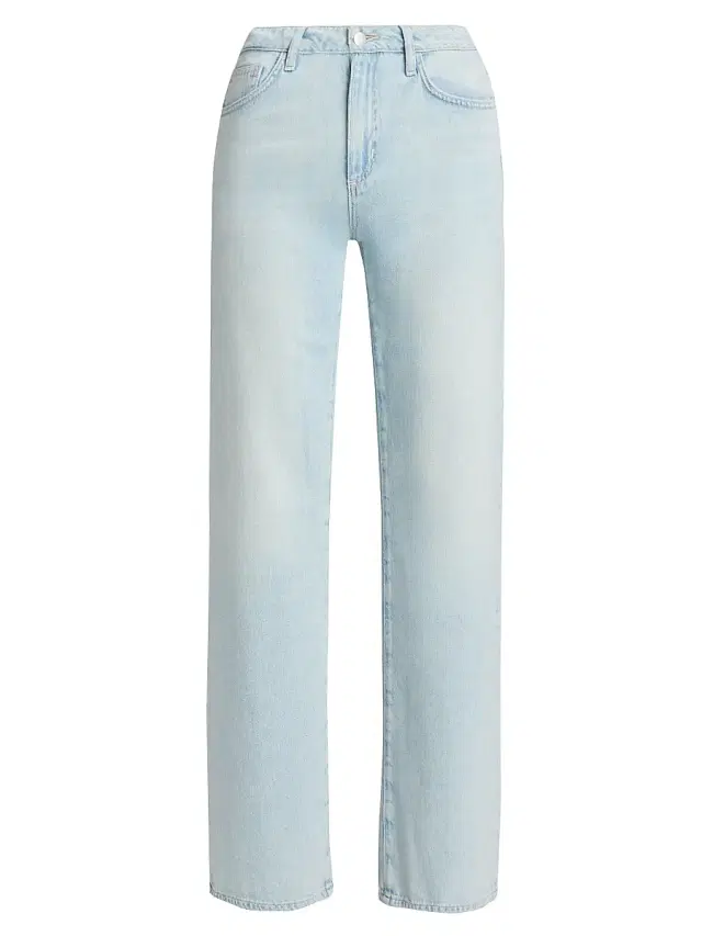 L'AGENCE Women's Scottie High-Rise Wide-Leg Jeans - Lago