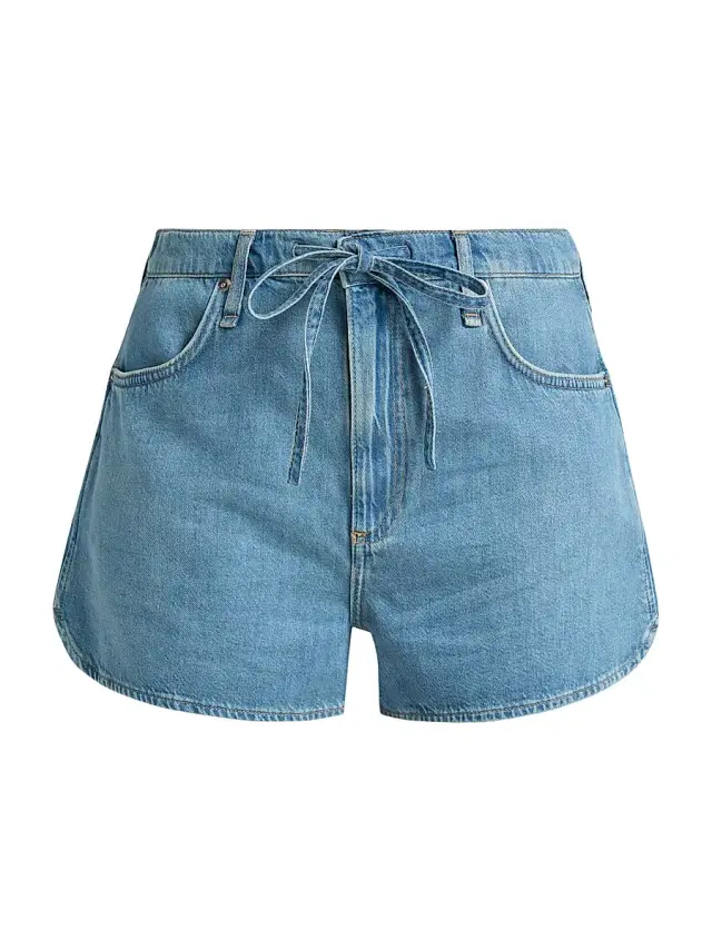 rag & bone Women's Ultra Featherweight Nolan Denim Shorts - Medford