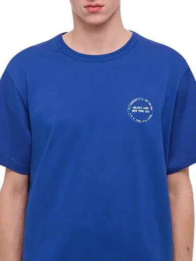 Helmut Lang Men's Stamp Logo Cotton T-Shirt | Thumbnail 5 Helmut Lang Men's Stamp Logo Cotton T-Shirt | Thumbnail 5