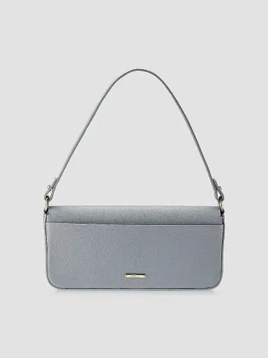 GiGi New York Women's Audrey Leather Shoulder Bag - Light Blue | Thumbnail 5