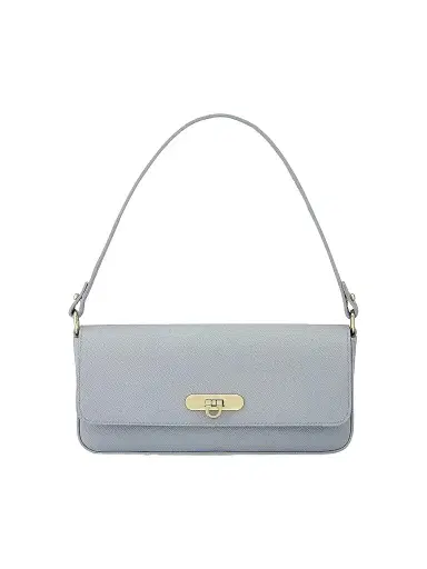 GiGi New York Women's Audrey Leather Shoulder Bag - Light Blue | Thumbnail 1