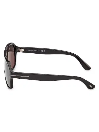 Tom Ford Men's William 63MM Navigator Sunglasses - Black | Thumbnail 3 Tom Ford Men's William 63MM Navigator Sunglasses - Black | Thumbnail 3